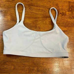 BuffBunny light gray sports bra size medium